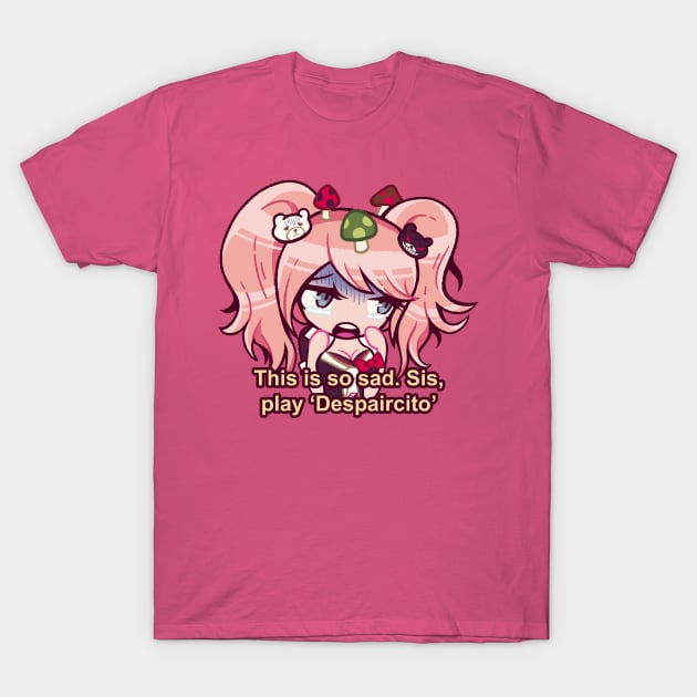 Junko Enoshima (sis, play Despaircito) T-Shirt by OkiComa